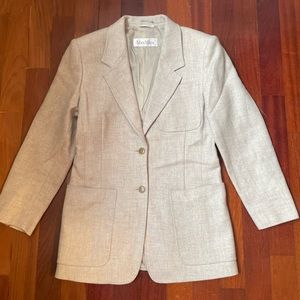 Max Mara Grey Wool Blazer